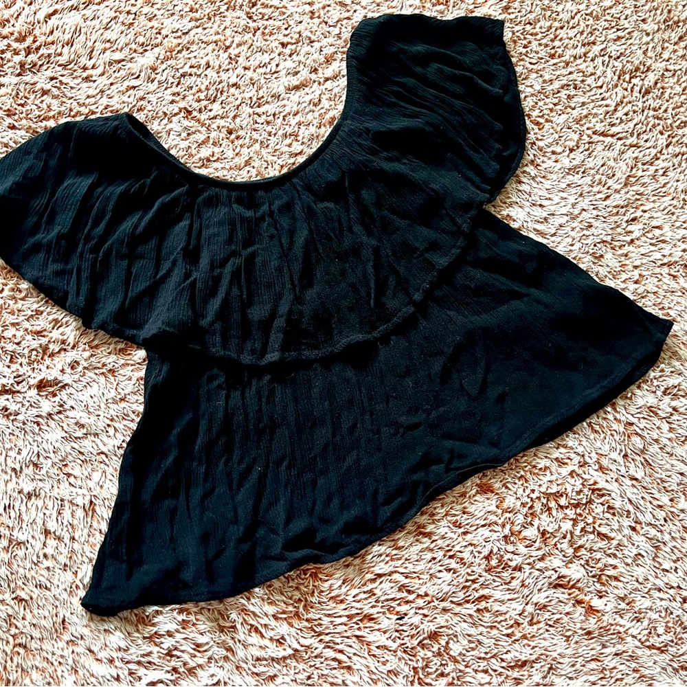 Flounce Crop Top